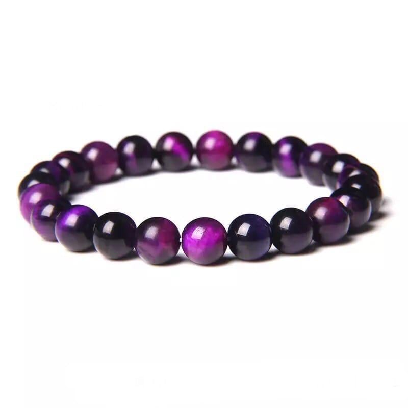 Браслет із тигрового ока р. 22 (80119)