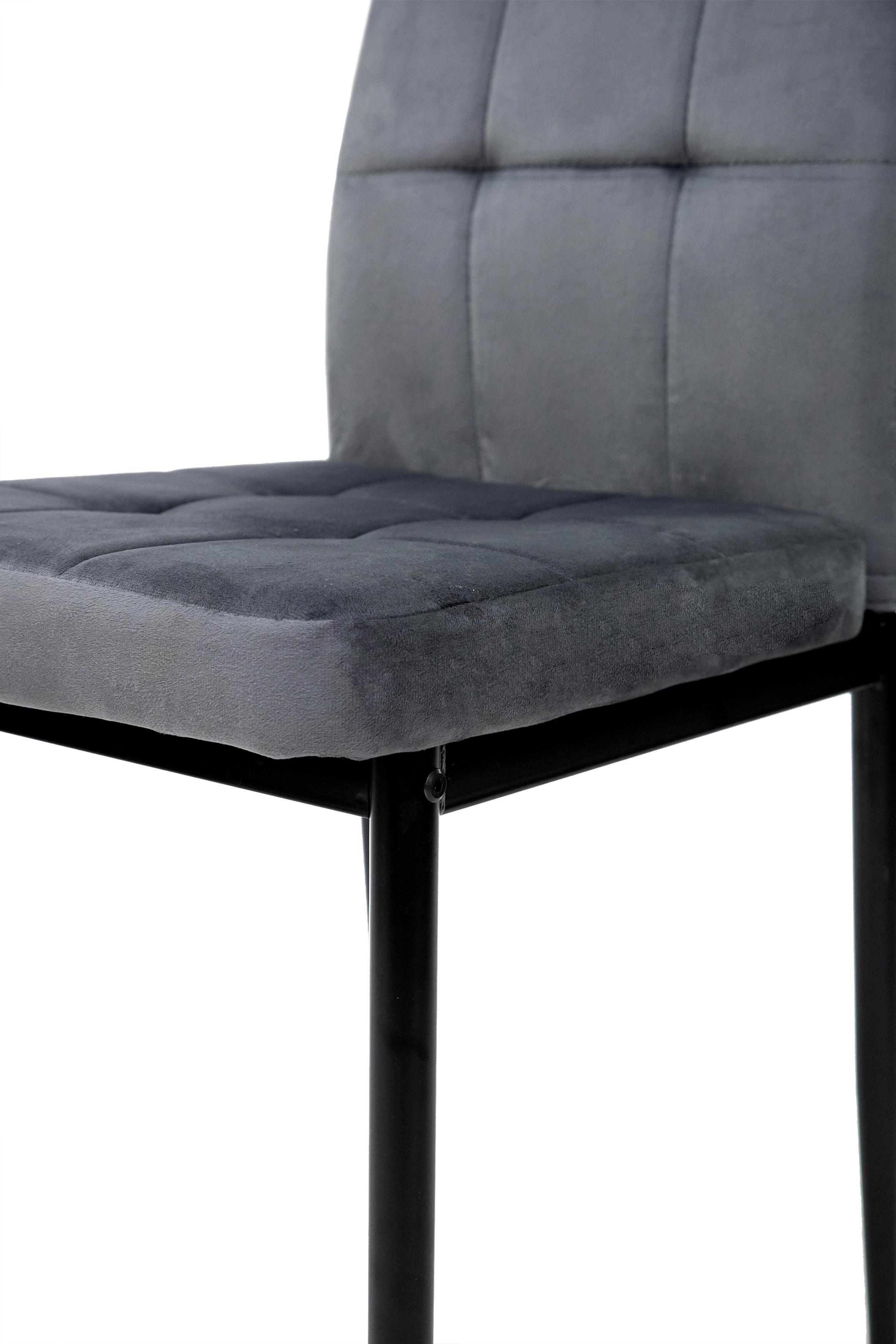 Стілець для кухні та вітальні ГРЕЙС Айс 410х980х510 мм Чорний/Темно-сірий (GAА0057601) - фото 8 Стілець для кухні та вітальні ГРЕЙС Айс 410х980х510 мм Чорний/Темно-сірий (GAА0057601) - фото 8