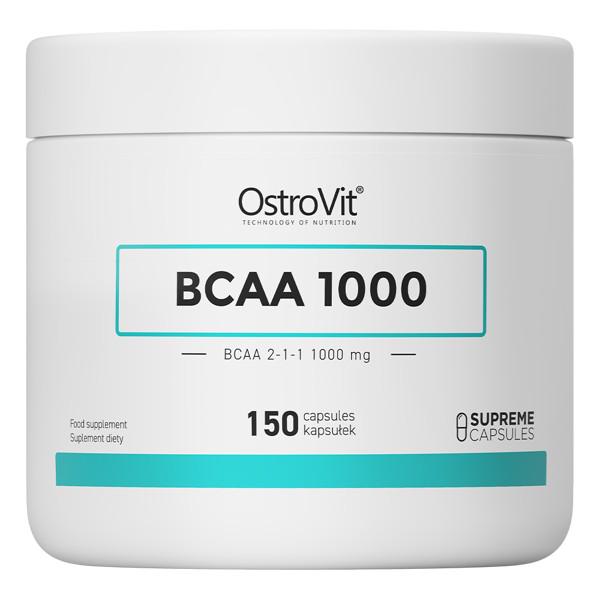 Аминокислота OstroVit BCAA 1000 2:1:1 150 капсул