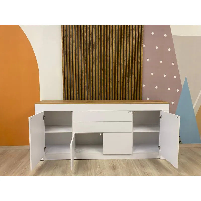 Комод Lion Larri-2 190х35х84 см Нимфея альба (Lion-041081) - фото 5 Комод Lion Larri-2 190х35х84 см Нимфея альба (Lion-041081) - фото 5