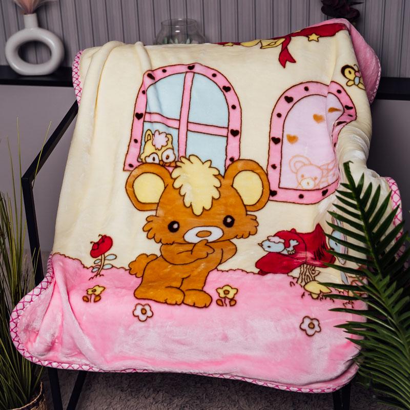 Плед Варежка Світло-рожевий (7052)