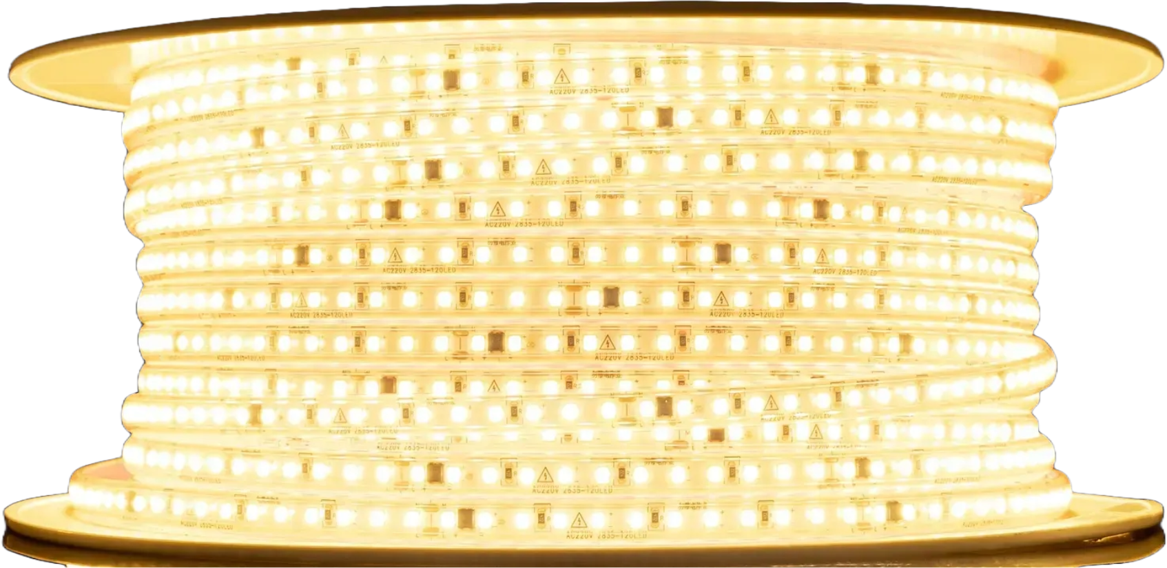 Светодиодная лента Prolum Series S 2835/120 IP67 220V Теплый белый (361013)