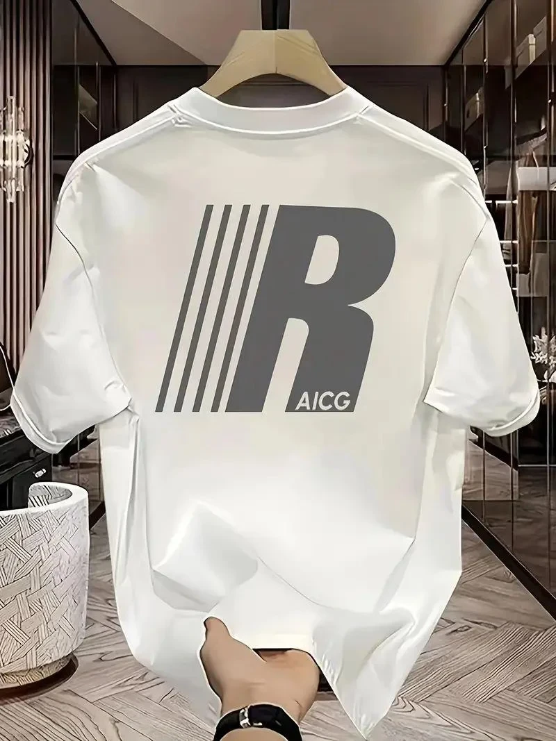 Футболка мужская с принтом Pin-000-551 повседневная M Белый (2634325661) Футболка мужская с принтом Pin-000-551 повседневная M Белый (2634325661)