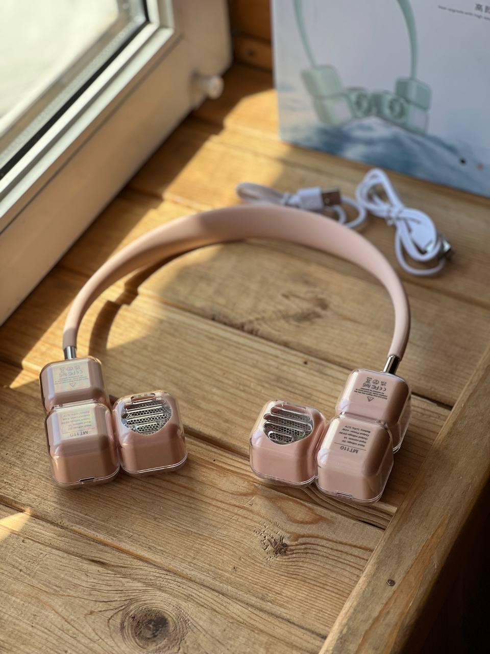 Вентилятор портативний шийний Ice Cube LY-955 зі знімним кріпленням (6-18-205/4268) - фото 2