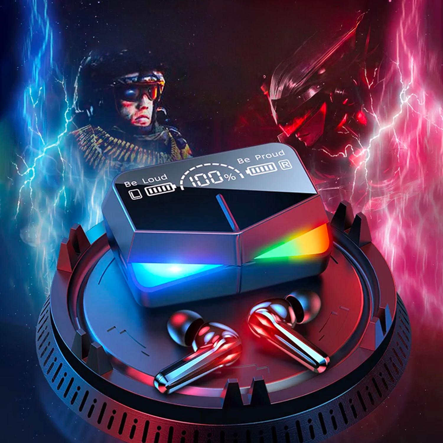 Навушники ігрові М28 бездротові вакуумні зарядний кейс з функцією powerbank (29164430) - фото 3 Навушники ігрові М28 бездротові вакуумні зарядний кейс з функцією powerbank (29164430) - фото 3