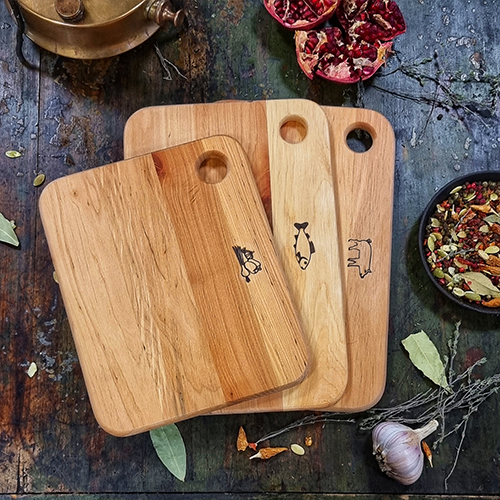 Набор разделочных досок SNT овощи/рыба/мясо 20х30х4,5 см 3 шт. (8912)