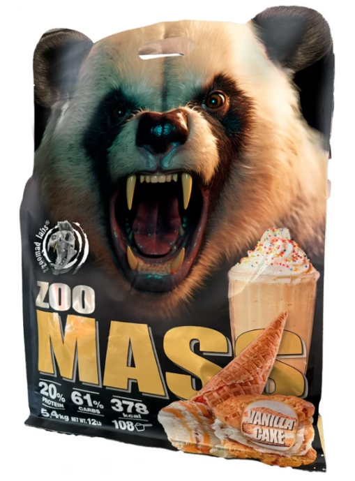 Гейнер Zoomad Labs ZooMass Ванильный торт 5443 г