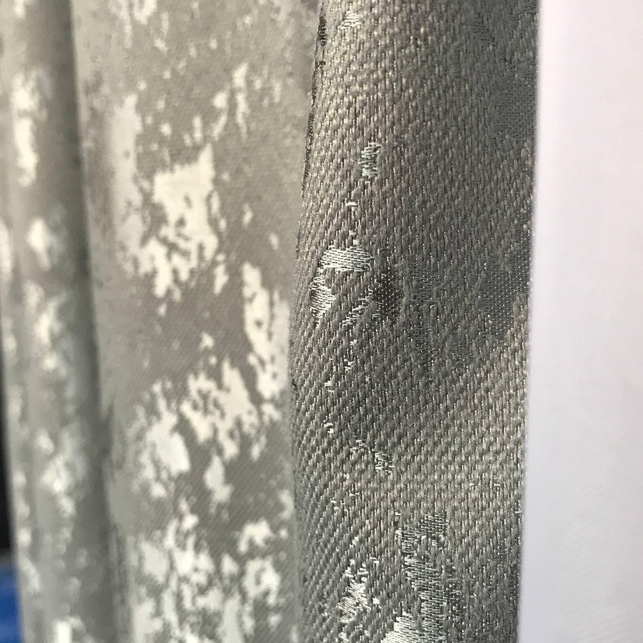 Готовые мраморные шторы ALBO 200x270 см 2 шт. Темно-серый (SH-M19-21) - фото 8