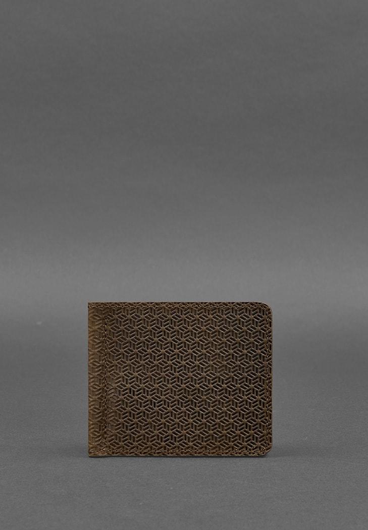 Портмоне мужское кожаное BlankNote 1.0 зажим для денег карбон Темно-коричневый (A-026202) - фото 5 Портмоне мужское кожаное BlankNote 1.0 зажим для денег карбон Темно-коричневый (A-026202) - фото 5