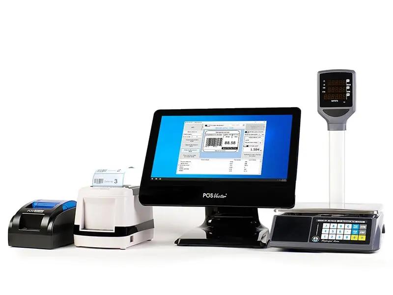 Комплект Фасовочная касса PRO/POS-терминал Agnes 15,6"/принтер этикеток/чековый принтер/весы/ПО для автоматизации торговли (26759503)