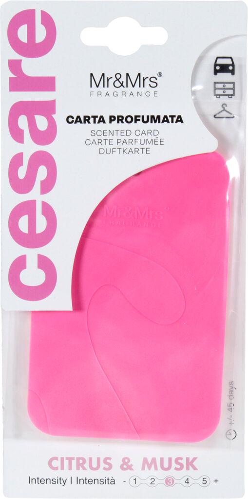 Ароматизатор Mr&Mrs Cesare Scented Cards Fuchsia Citrus/Musk (0315075) - фото 1