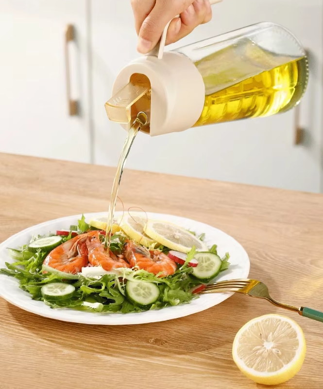 Бутылка стеклянная для масла 630 мл Бежевый - фото 6 Бутылка стеклянная для масла 630 мл Бежевый - фото 6