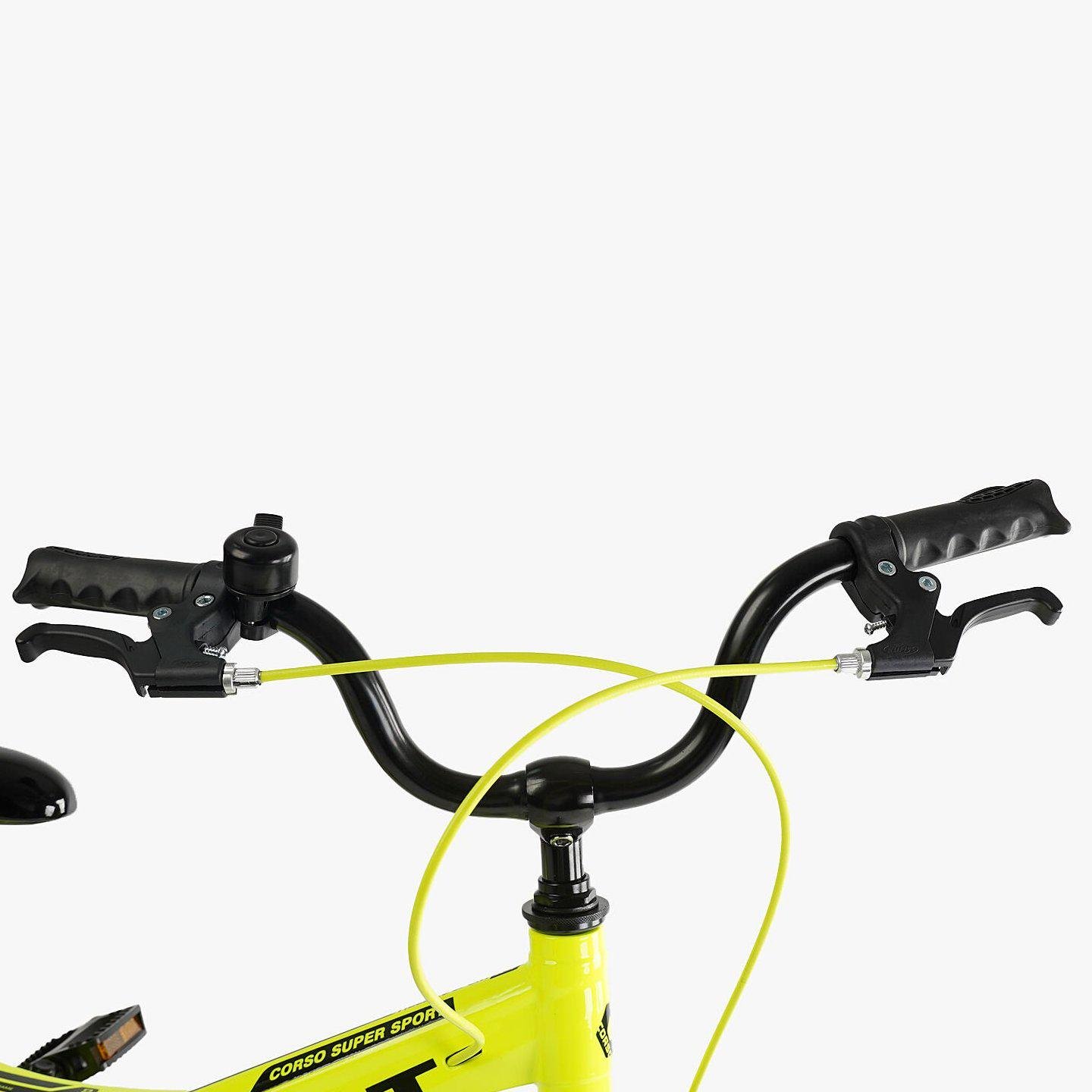 Велосипед двухколесный Corso Revolt 18" детский магниевый Жовтий - фото 5