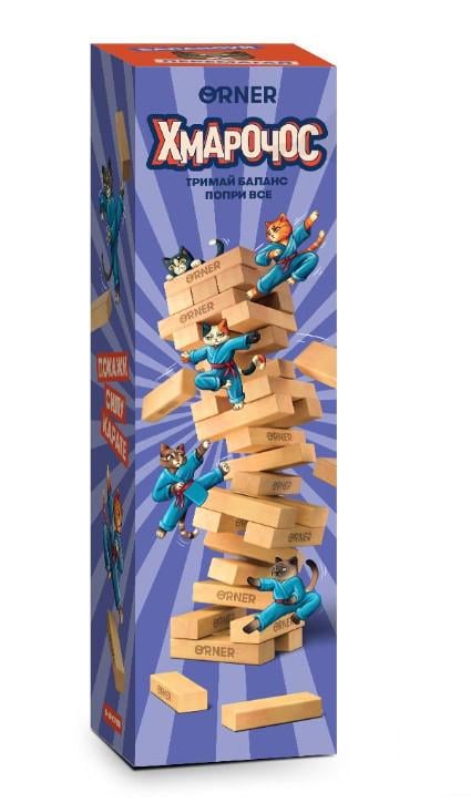 Игра Дженга Небоскреб котики-каратисты