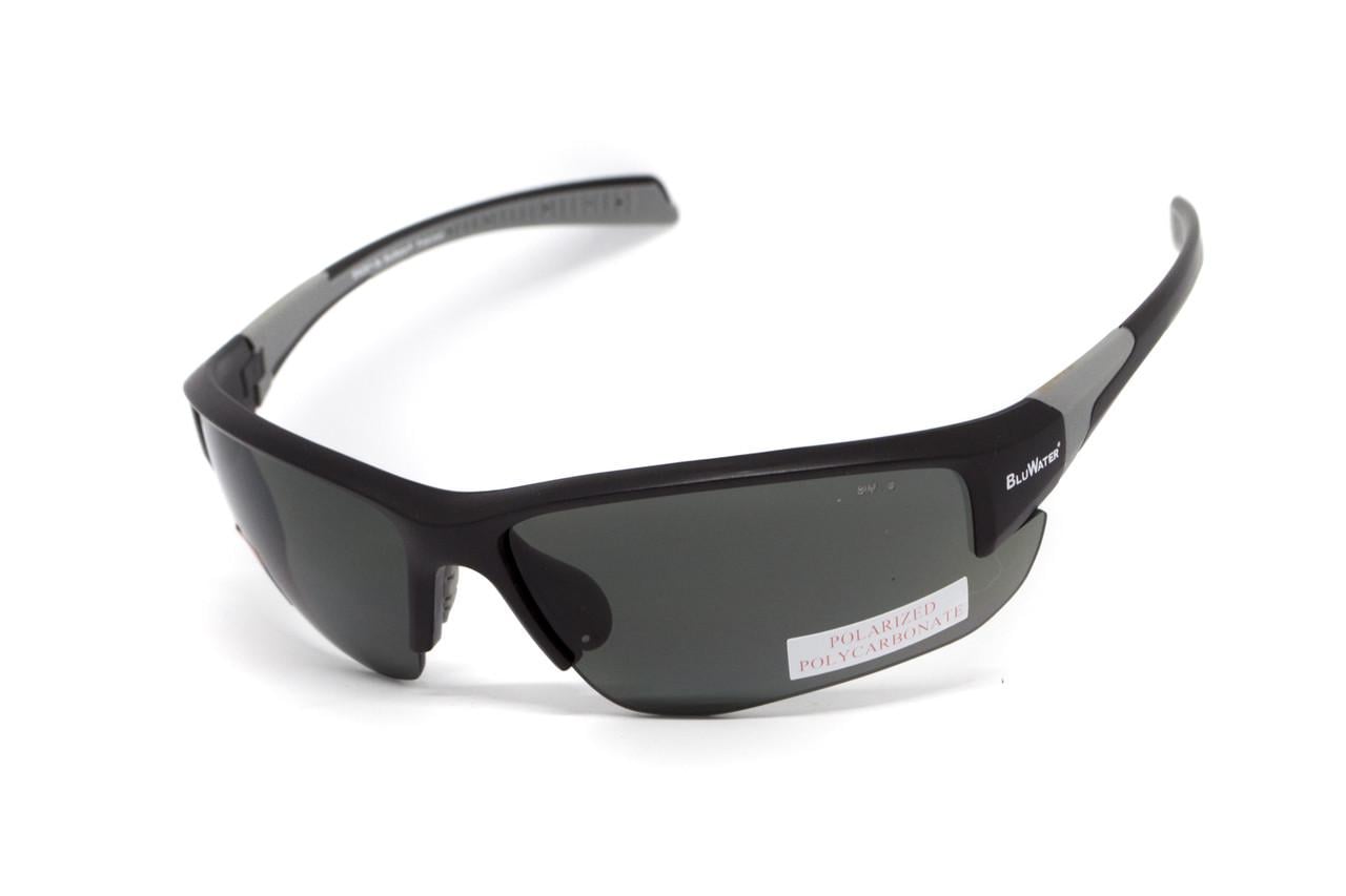 Очки поляризационные BluWater Samson-3 Z87.1 Polarized Серый (69962281965871)