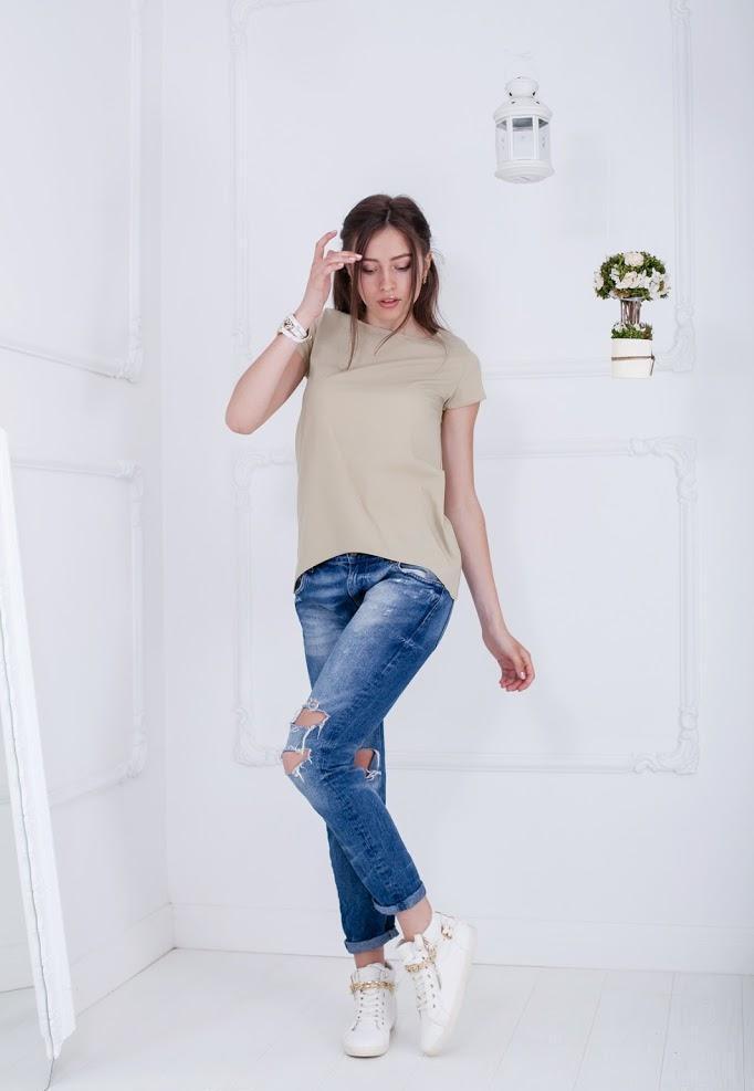 Блузка-туника женская Podium Jucca 12377-BEIGE XXL Бежевый Блузка-туника женская Podium Jucca 12377-BEIGE XXL Бежевый