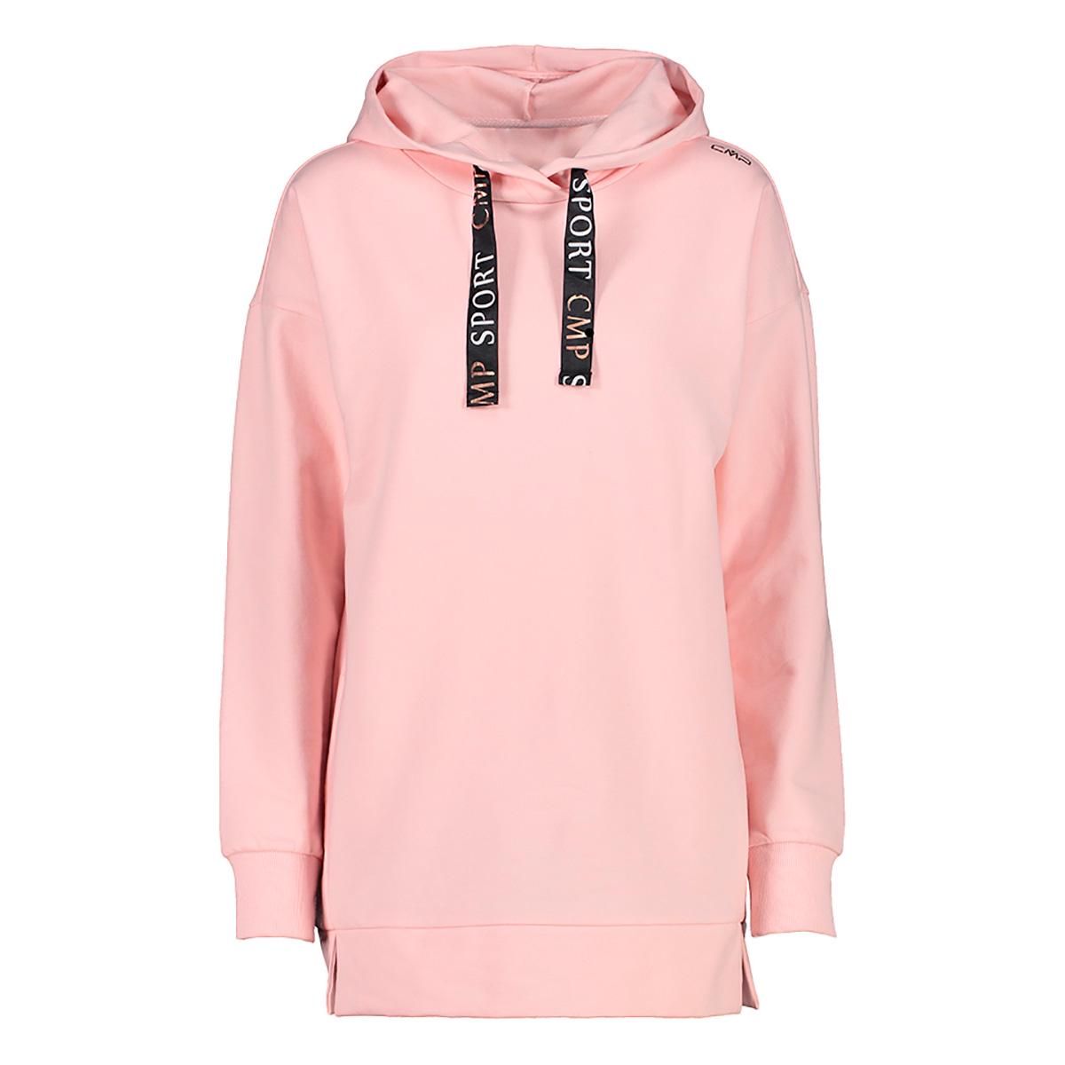 Кофта жіноча CMP WOMAN SWEAT FIX HOOD S Рожевий (31D4566-B318 S)
