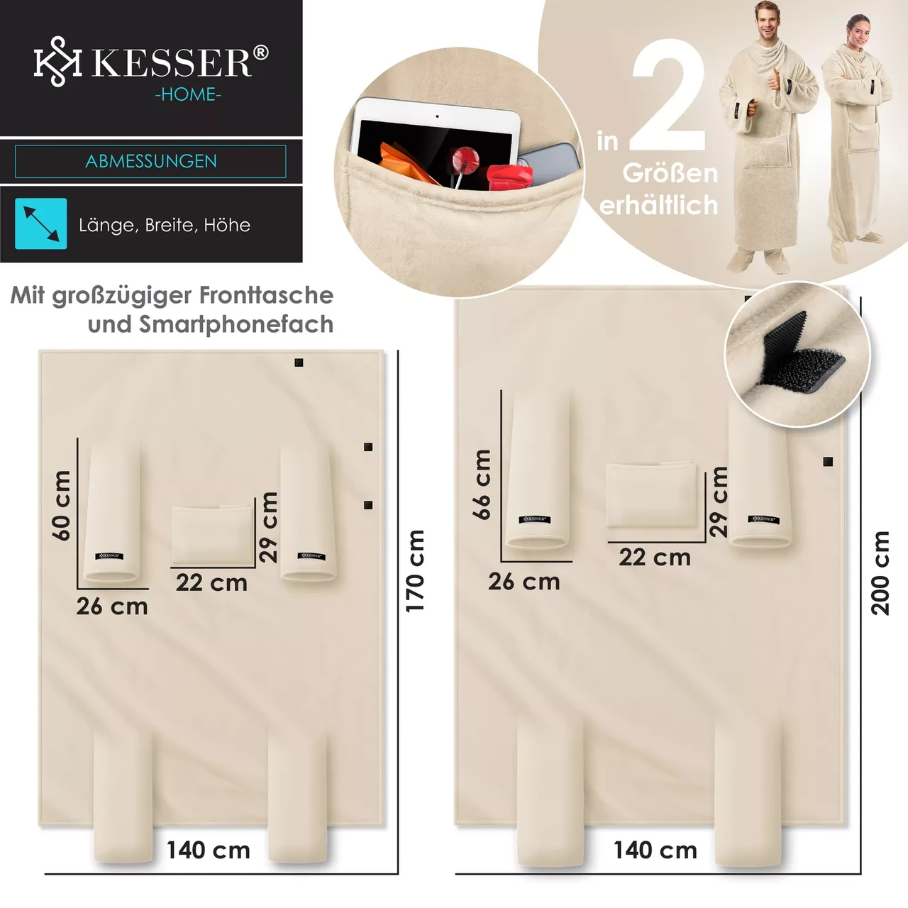 Ковдра-плед KESSER 200x140 см (225262457139be-200x140) - фото 8 Ковдра-плед KESSER 200x140 см (225262457139be-200x140) - фото 8