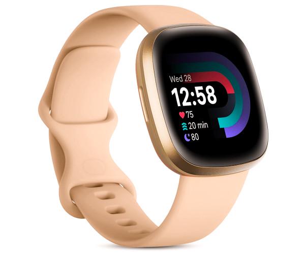 Ремешок Silicone для смарт-часов Fitbit Versa 3/4 Персиковый