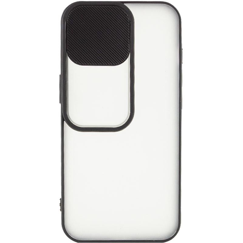 Протиударний чохол Camshield mate TPU зі шторкою для камери для Apple iPhone 13 Pro (6.1") Чорний - фото 2