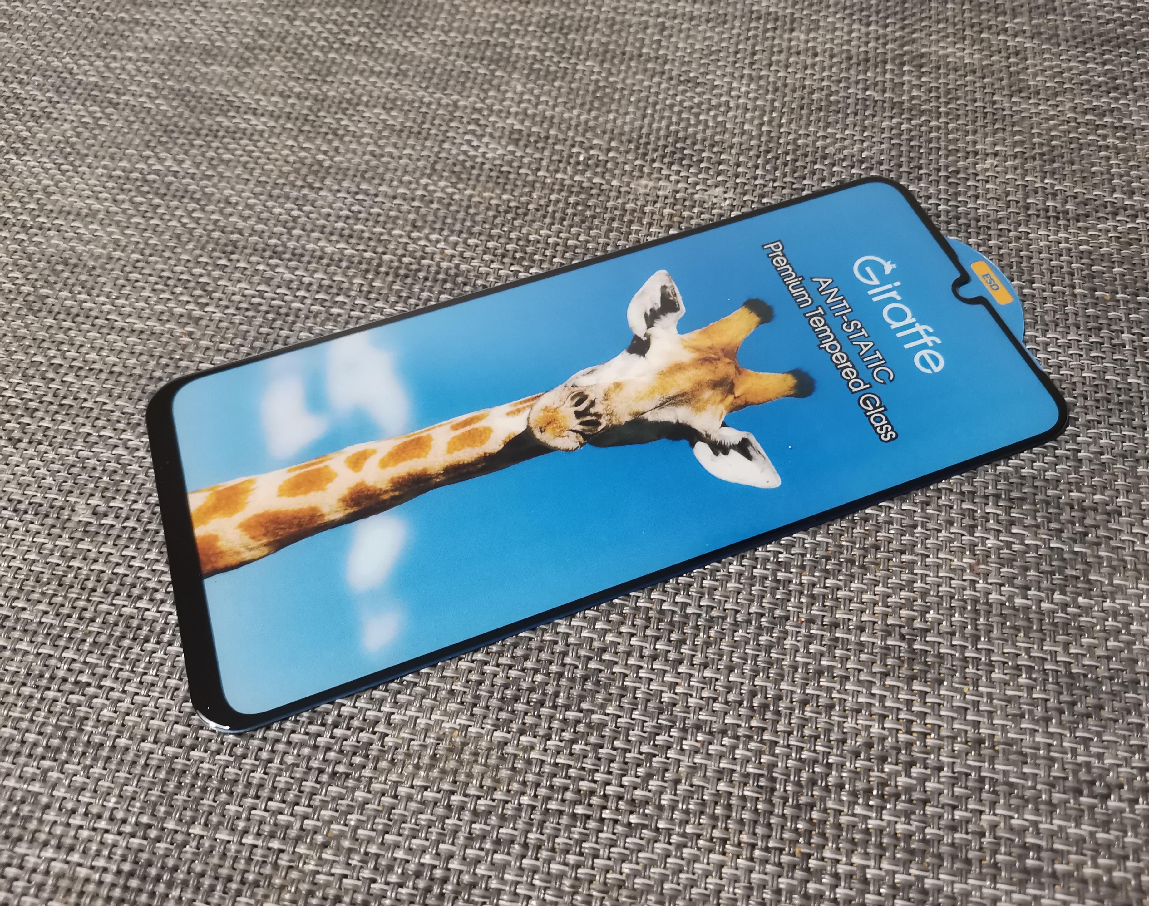 Захисне скло Giraffe Anti-Static для Samsung Galaxy A05, A05s, A055, A057 Full Glue з чорною рамкою - фото 2