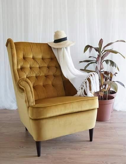 Кресло Harry Velvet Кари/Венге (HARRYV68W) - фото 2