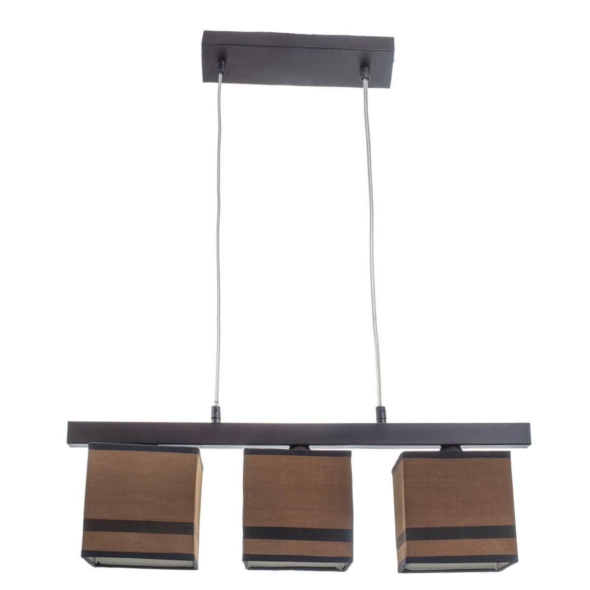 Люстра подвесная в восточном стиле Brille BKL-623S/3 E14 с абажуром