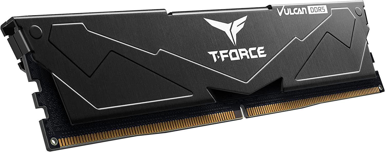 Оперативная память Team T-Force Vulcan DDR5 2x16GB/6000 Black (FLBD532G6000HC38GDC01) - фото 3