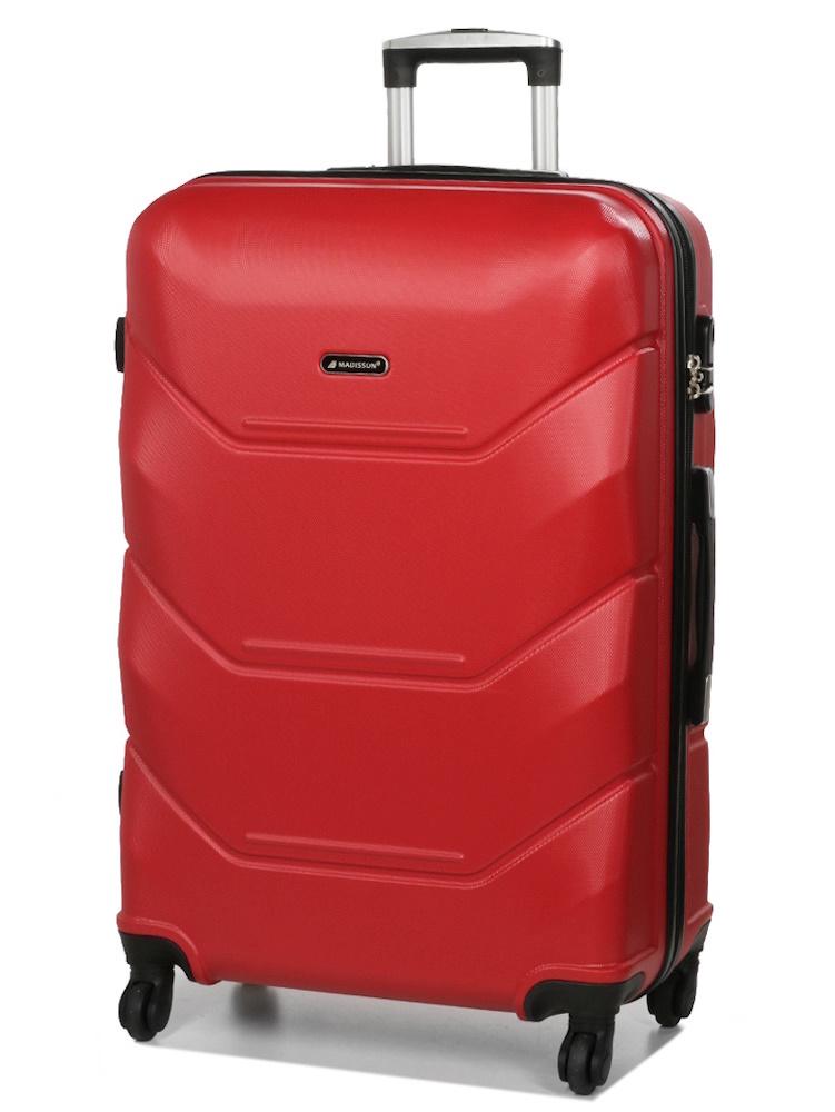 Чемодан большой Madisson Snowball 32303 L пластиковый 105 л Красный