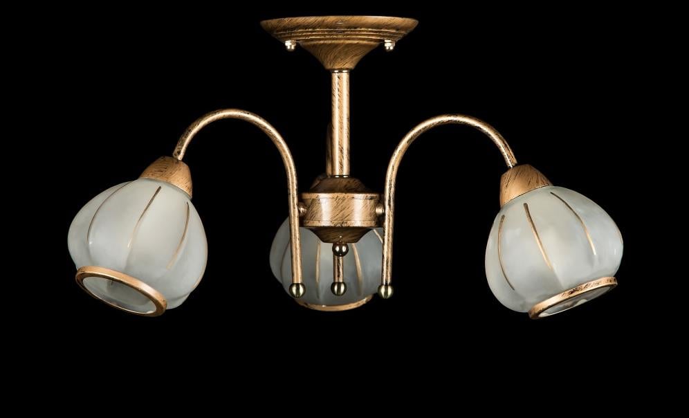 Люстра с плафонами Ray L57497/3 GB (30235735)