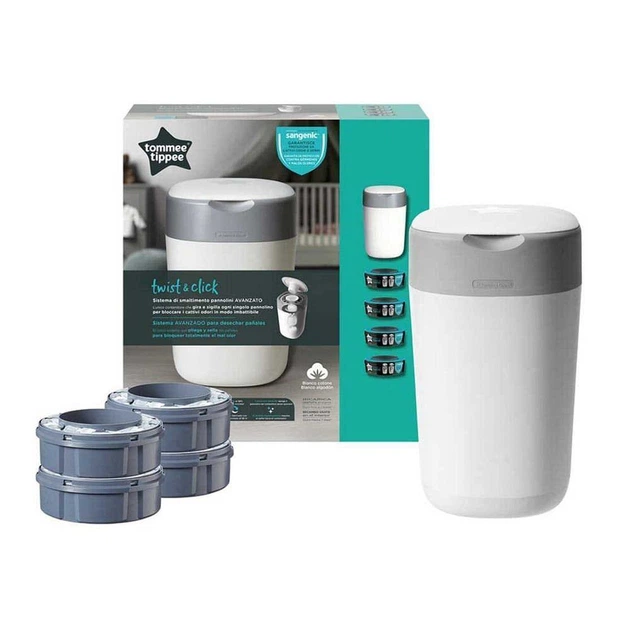 Накопитель подгузников Tommee Tippee Twist & Click + 4 кассеты (Twist & Click) Накопитель подгузников Tommee Tippee Twist & Click + 4 кассеты (Twist & Click)