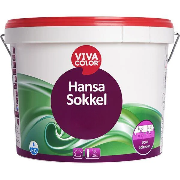 Краска для цоколя матовая Vivacolor Hansa Sokkel воднодисперсионная база С 9 л Прозрачный (2149490769) - фото 1