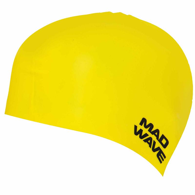 Шапочка для плавання Mad Wave юніорська Junior Dude M057208 Жовтий (60444262) - фото 6 Шапочка для плавання Mad Wave юніорська Junior Dude M057208 Жовтий (60444262) - фото 6