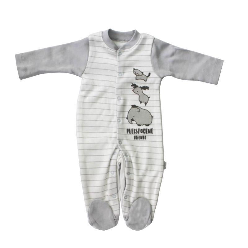 Человечек Bebetto Т2141 68 см-74 см Серый/Молочный