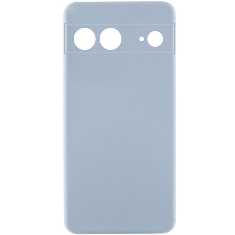Противоударный чехол Silicone Cover Lakshmi Full Camera (AAA) для Google Pixel 7 Голубой / Sweet Blue