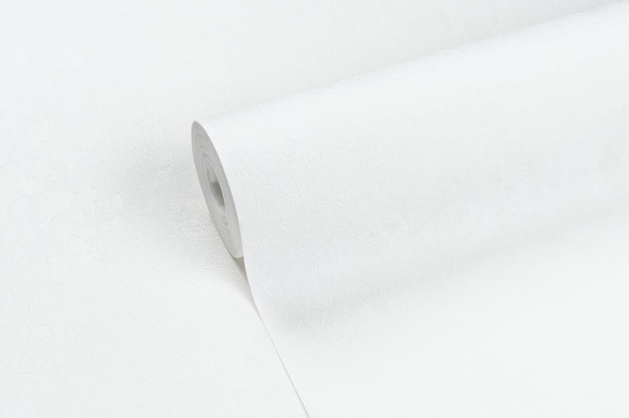 Обои флизелиновые Vinil Под краску С-118 вспененный винил LS 1,06х25 м Белый