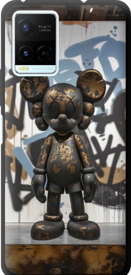 Чехол на Vivo Y21s Bronze kaws v2 (6098b-2550-42517)