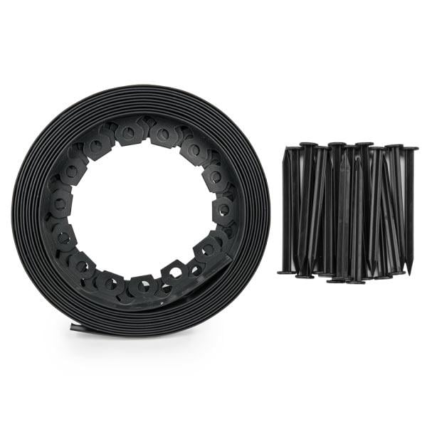 Бордюр газонний Bradas 40 мм х10 м Чорний - фото 2 Бордюр газонний Bradas 40 мм х10 м Чорний - фото 2