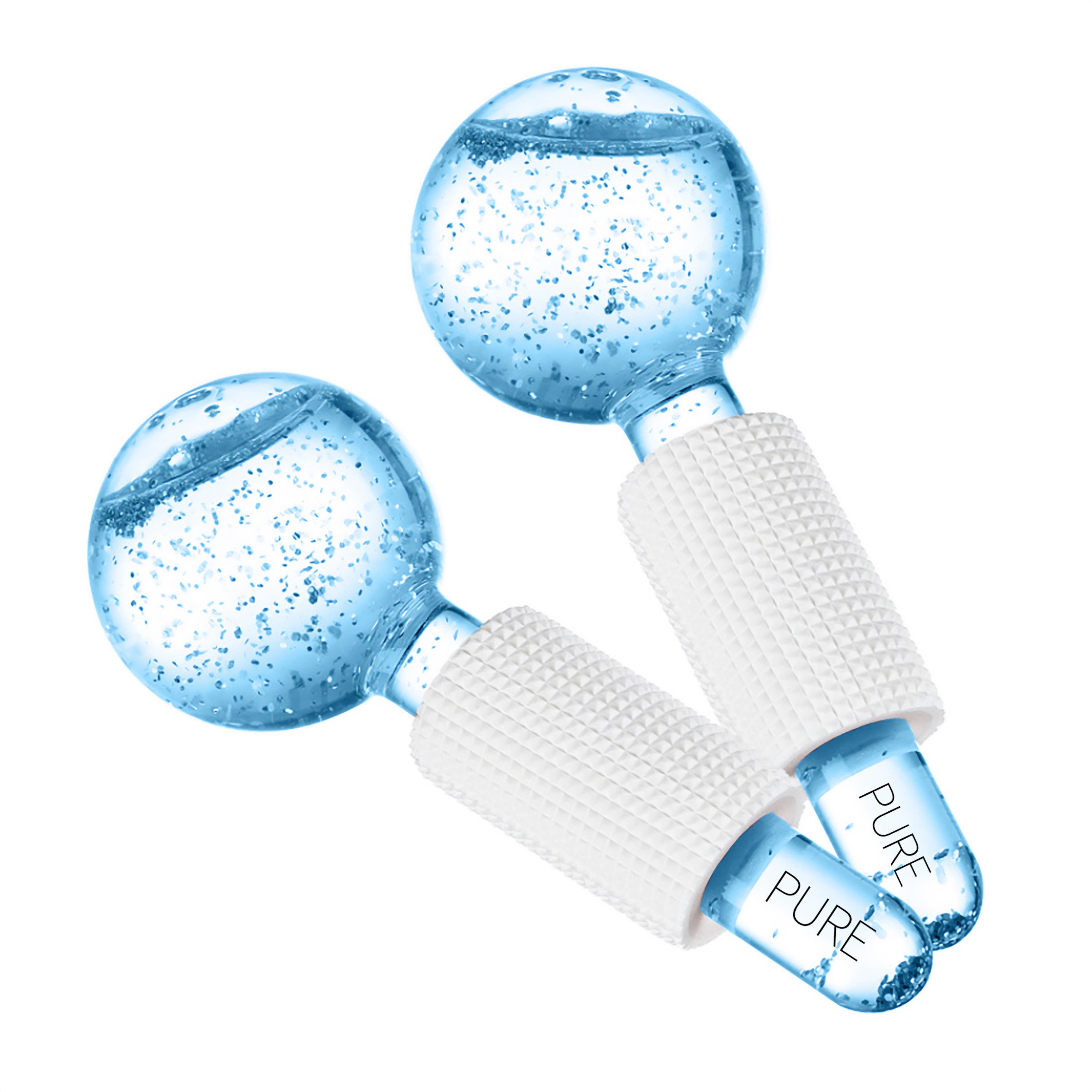 Криосферы Pure Ice Globes для массажа лица и снятия отечности Голубой (4127444)