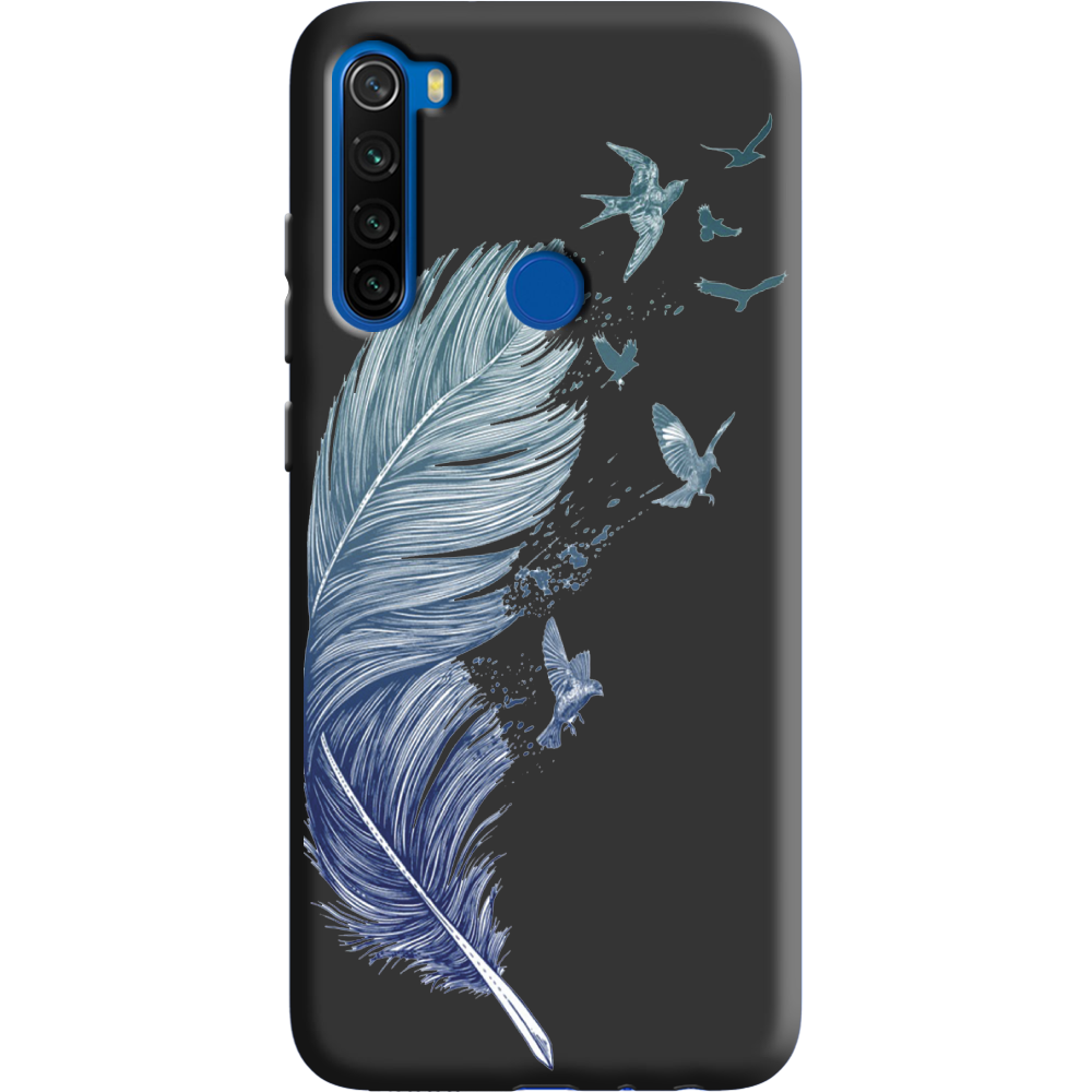 Чохол Boxface Xiaomi Redmi Note 8T Feather Чорний силікон (38532-cc38-38945)