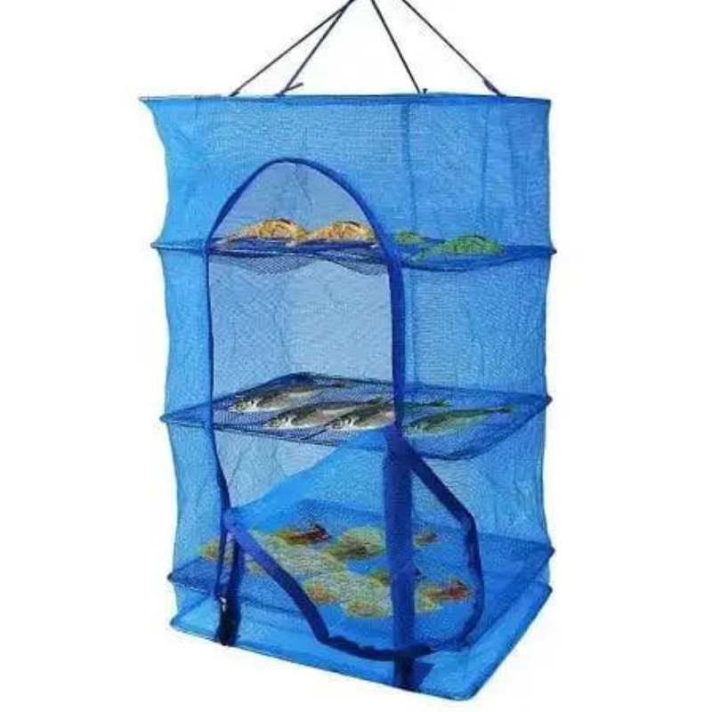Сушилка-сетка подвесная для рыбы/грибов/оводов трехъярусная на молнии от насекомых подвесная 55х55х75 см (2479516931) Сушилка-сетка подвесная для рыбы/грибов/оводов трехъярусная на молнии от насекомых подвесная 55х55х75 см (2479516931)