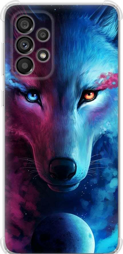 Чехол на Samsung Galaxy A73 A736B Арт-волк (3999sp-2586-42517) Чехол на Samsung Galaxy A73 A736B Арт-волк (3999sp-2586-42517)