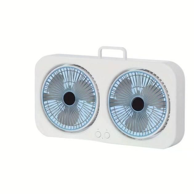 Настольный вентилятор AND LY-879 с двойным потоком воздуха и циркуляцией воздуха (5-18- 2054124)