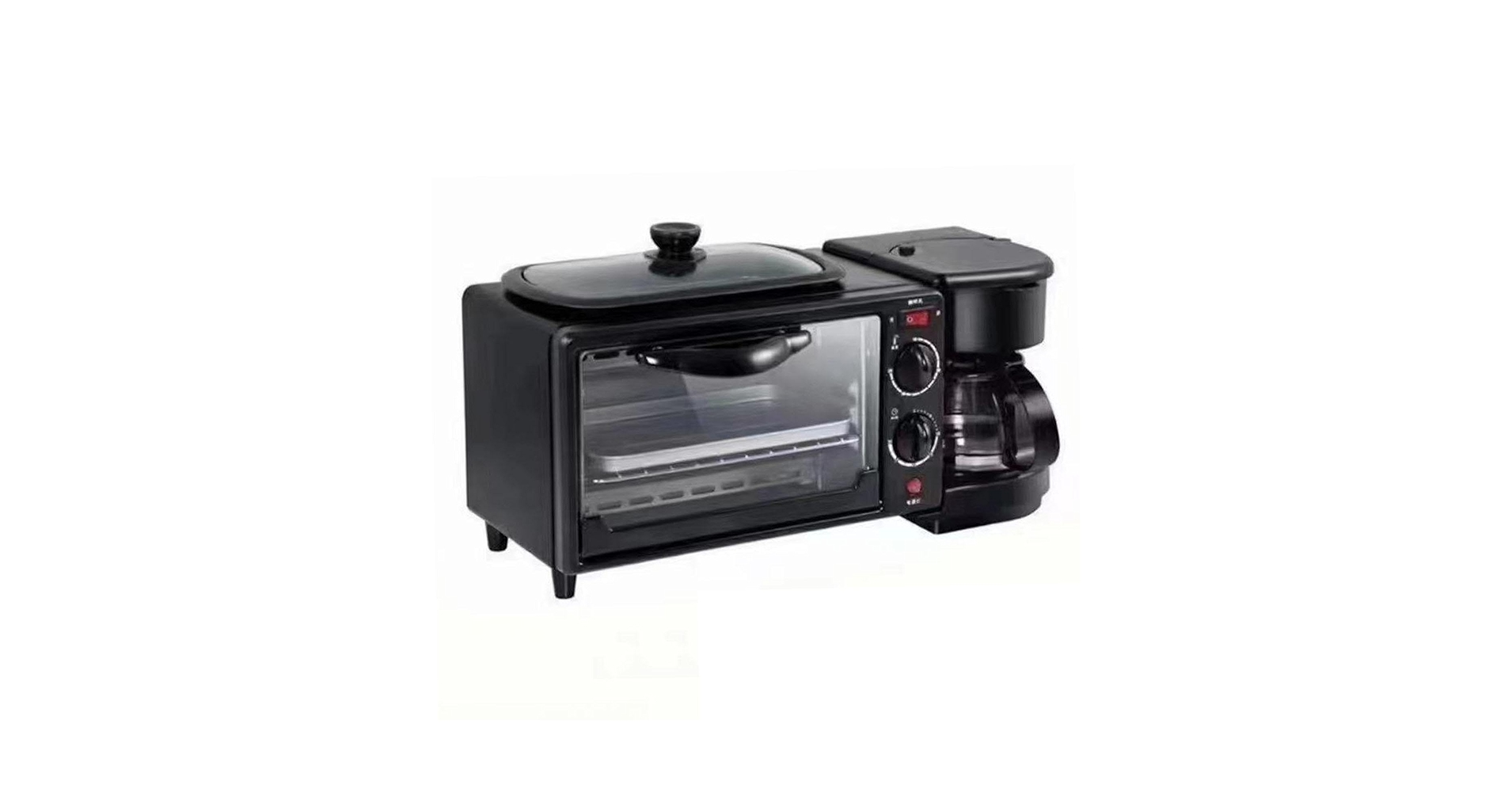 Печь многофункциональная Domotec MS-5308В с таймером и кофеваркой 3в1 7 л 4500W 220 В 46х20х18 см (opt-15455)