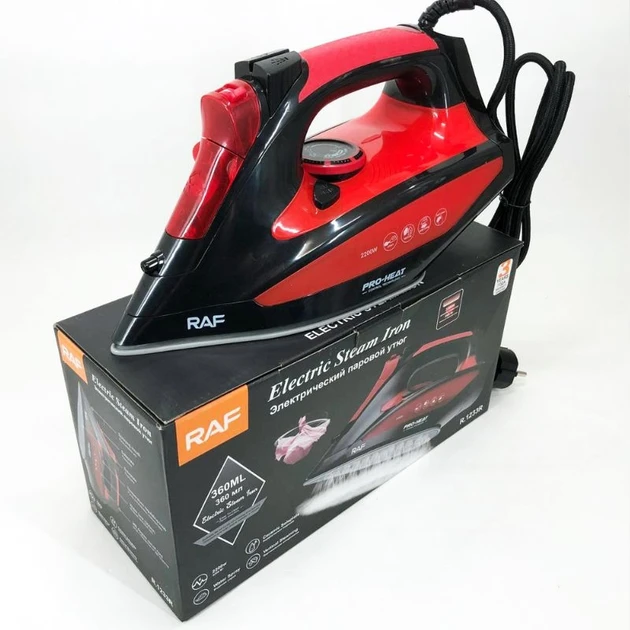 Утюг электрический RAF R.1233R 2200 Вт керамика (9869) - фото 6