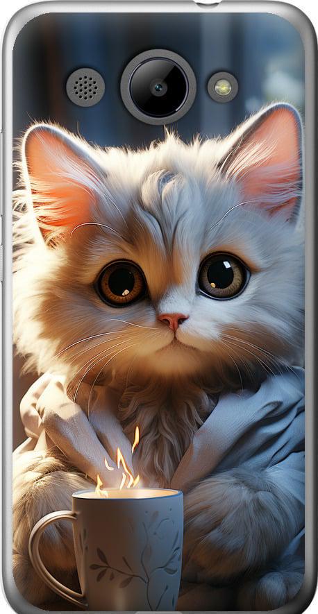 Чехол на Huawei Y3 2017 White cat (5646u-991-42517) Чехол на Huawei Y3 2017 White cat (5646u-991-42517)