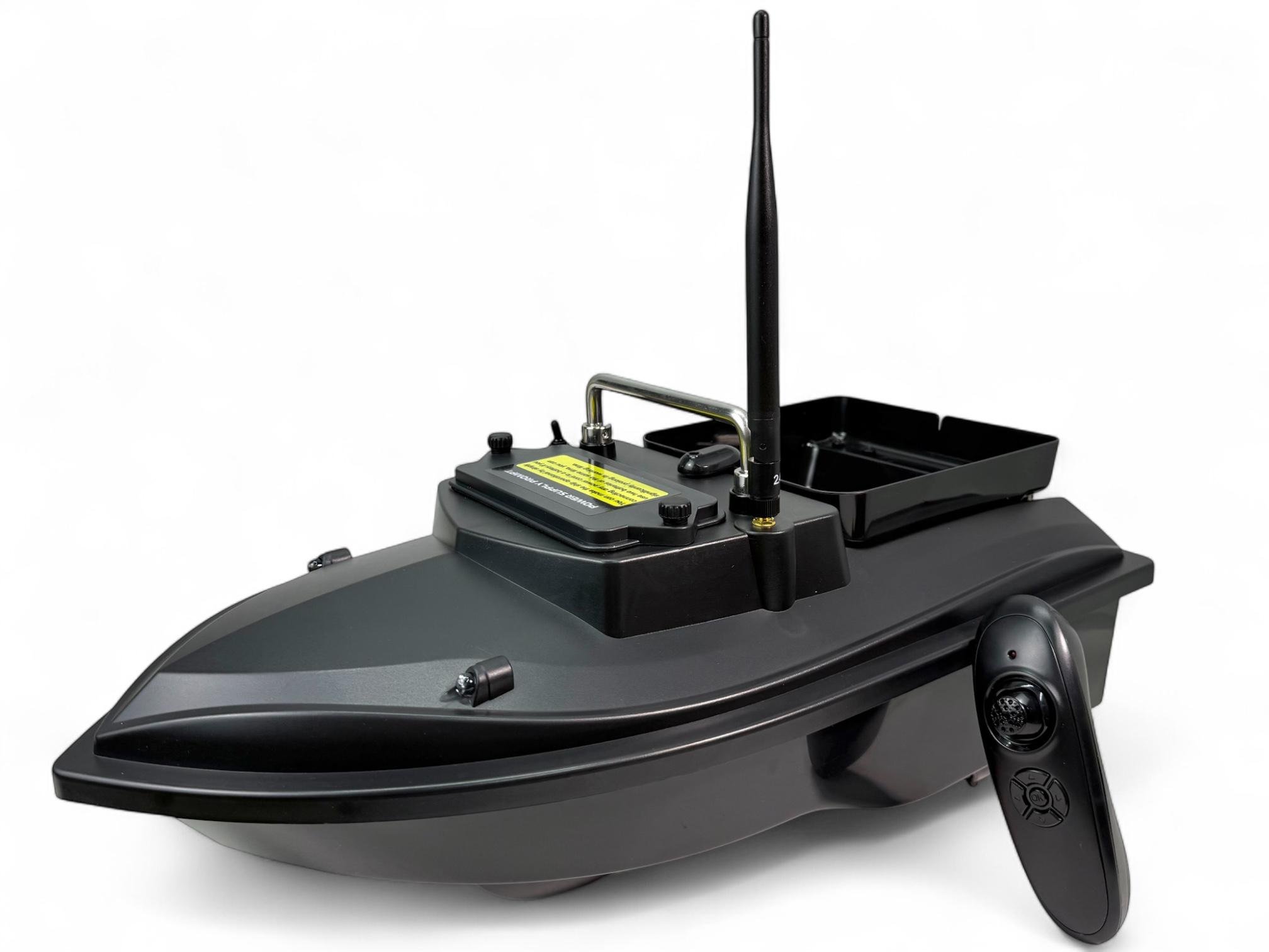 Карповый кораблик Hirisi V050 2 фары 1 бункер обновленный D16