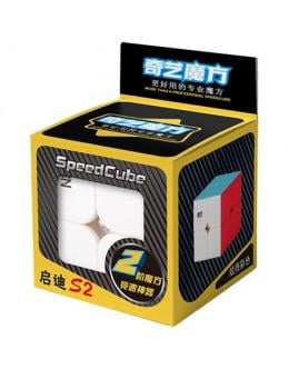 Головоломка кубик QiYi QiDi S2 2x2 stickerless без наклеек (135550) - фото 4 Головоломка кубик QiYi QiDi S2 2x2 stickerless без наклеек (135550) - фото 4