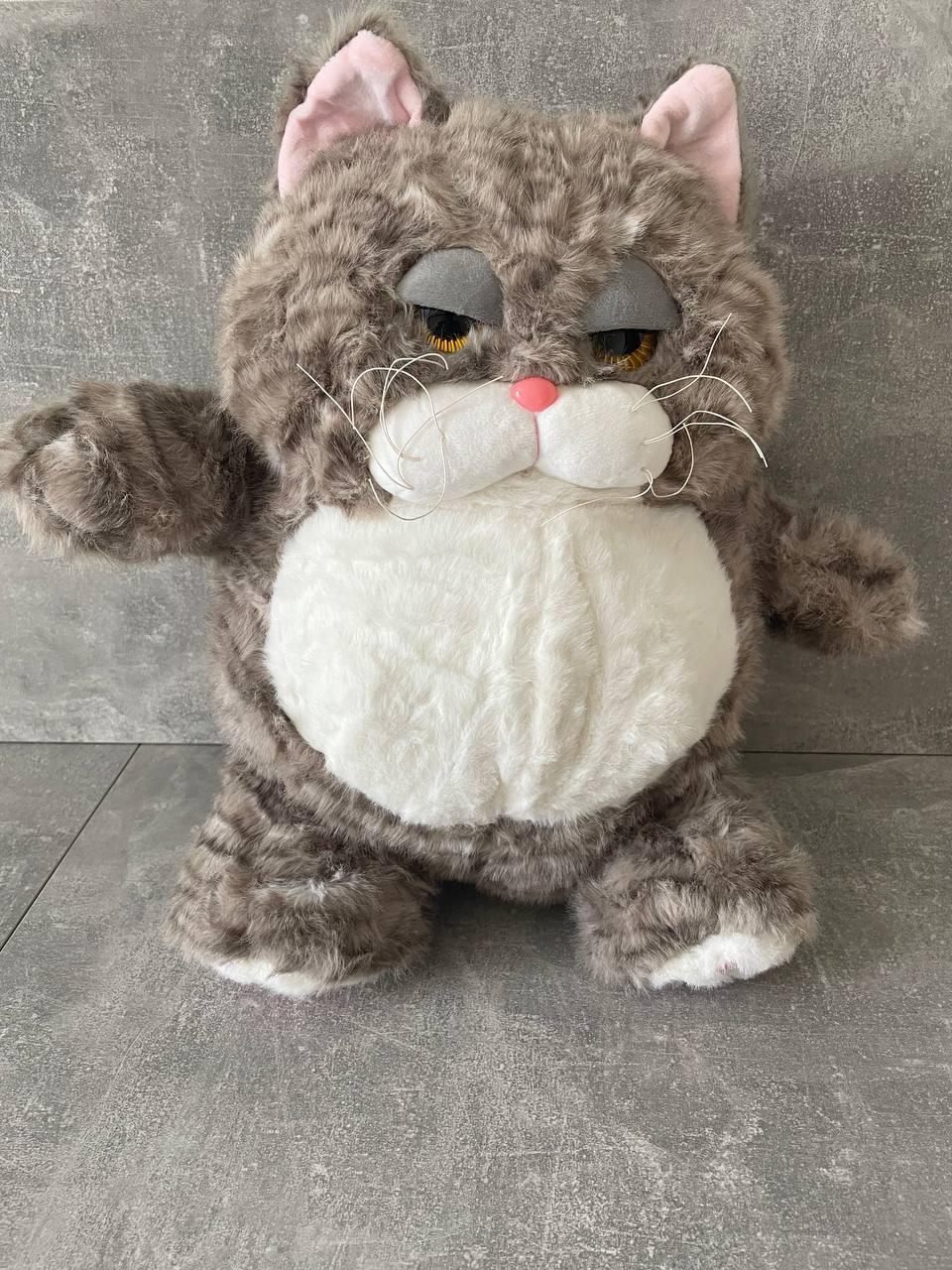Игрушка детская мягкая Кот Гарфилд 40 см Серый (ST-65)