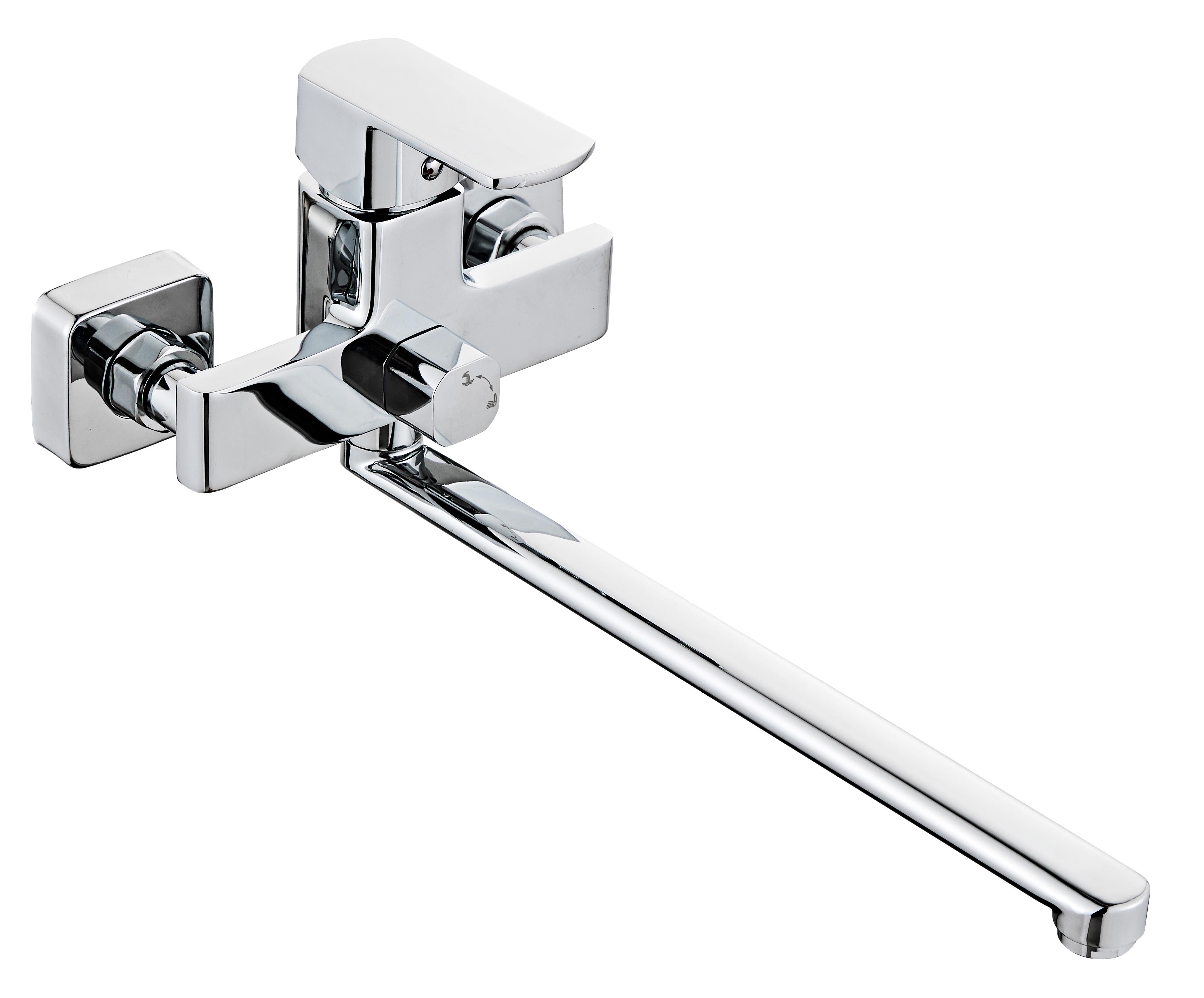 Смеситель для ванны Globus Lux ALFA GLAL-0208N с изливом 350 мм (000031793)